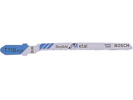 ボッシュ ジグソーブレード 金工用バイメタル (5枚入) T-118EOF ボッシュ ジグソーブレード 金工用バイメタル (5枚入) T-118EOF