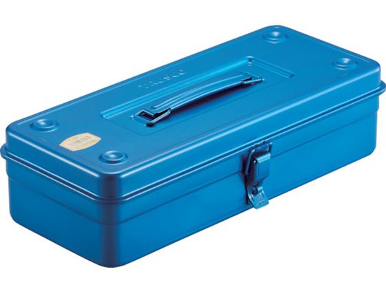 TRUSCO トランク型工具箱 373×163×102 ブルー T-350