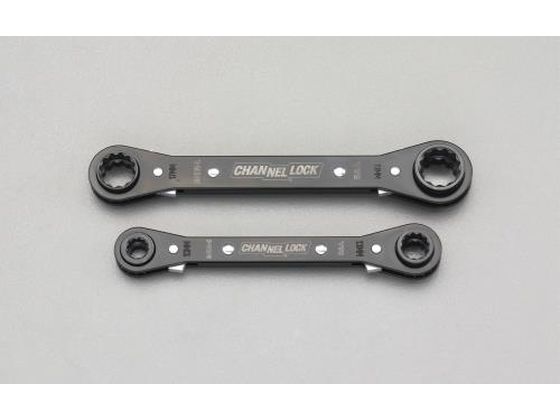 エスコ 4サイズ ラチェットレンチ 2本組 EA602SC エスコ 4サイズ ラチェットレンチ 2本組 EA602SC