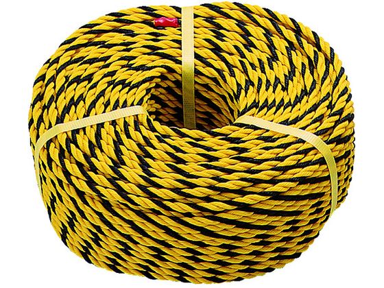 TRUSCO 標識ロープ 3つ打 線径7.5mm×長さ100m R-9100T TRUSCO 標識ロープ 3つ打 線径7.5mm×長さ100m R-9100T