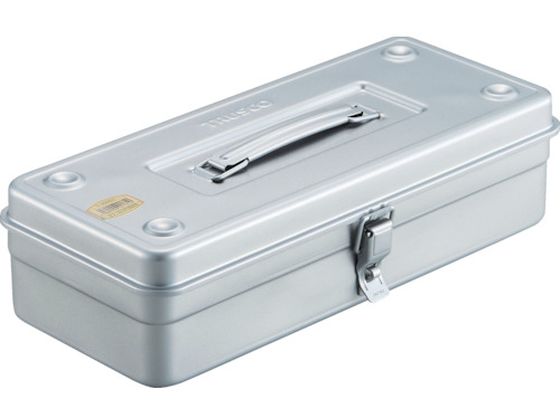 TRUSCO トランク型工具箱 373×163×102 シルバー T-350SV