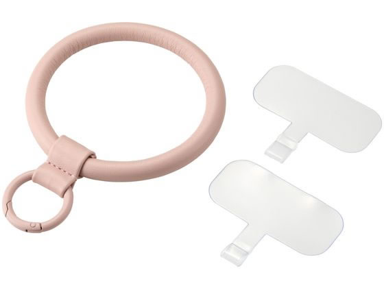 エレコム スマホ ハンドストラップ ソフトレザータイプ ピンク P-STHPLNPN エレコム スマホ ハンドストラップ ソフトレザータイプ ピンク P-STHPLNPN