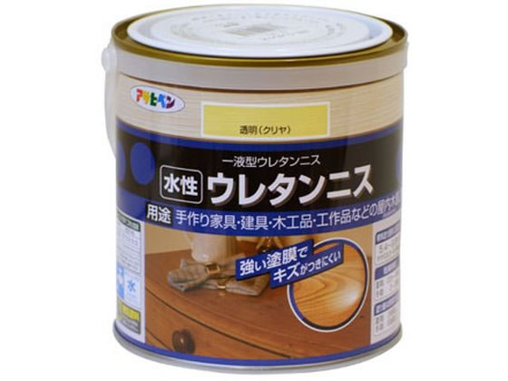 アサヒペン 水性ウレタンニス 0.7L 透明(クリヤ)