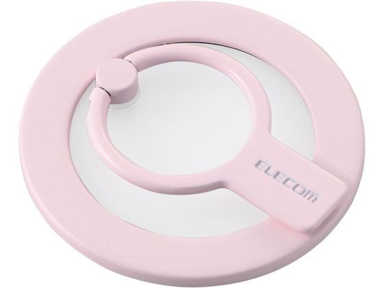 エレコム スマホリング マグネット クリアパーツ ピンク P-STRMKHICRPN エレコム スマホリング マグネット クリアパーツ ピンク P-STRMKHICRPN