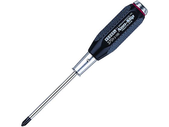 ベッセル ノンスリップ貫通ドライバー B370 +2×100 B-370-2-100