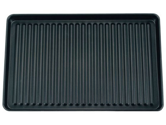 ●外寸：６５０×４５０×Ｈ２５ｍｍ●重量：１５３５ｇ●厚み：１．３ｍｍ●材質１：アルミ●材質２：ノンスティック