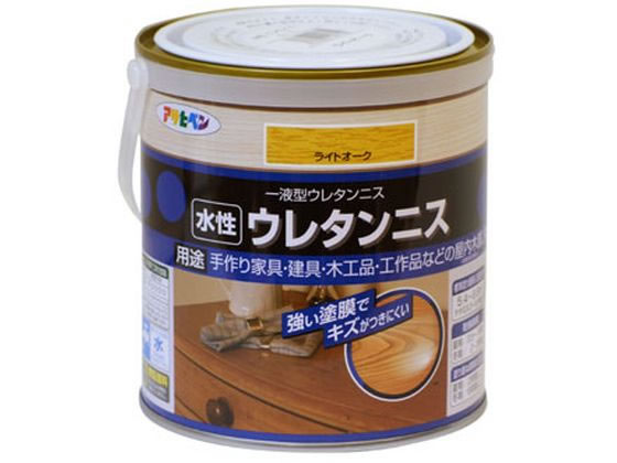 アサヒペン 水性ウレタンニス 0.7L ライトオーク