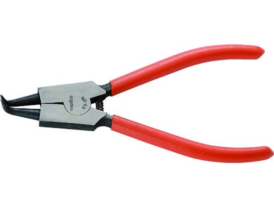 TRUSCO スナップリングプライヤー 軸用 Φ1.8 曲爪63型 63-2B TRUSCO スナップリングプライヤー 軸用 Φ1.8 曲爪63型 63-2B