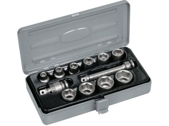 TONE インパクト用ソケットセット(メタルトレー付) 12pcs NV3102 TONE インパクト用ソケットセット(メタルトレー付) 12pcs NV3102
