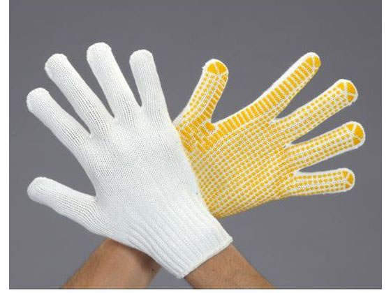 エスコ 軍手 滑り止め付 M EA354A-72