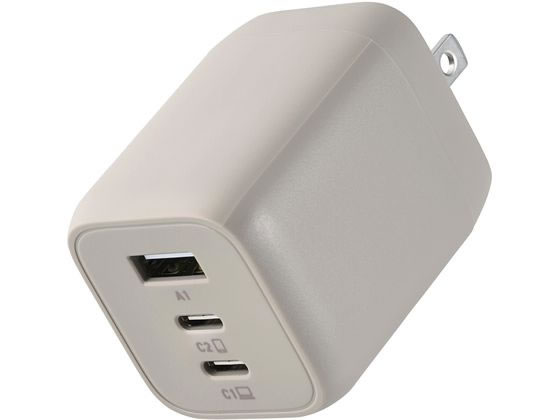 エレコム USB充電器 TypeC コンセント グレージュ MPA-ACCP4465GB エレコム USB充電器 TypeC コンセント グレージュ MPA-ACCP4465GB