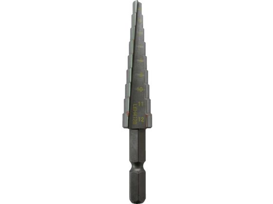 エビ ステージドリル ノンコーティング 9段 六角軸 4-12 LBH412B エビ ステージドリル ノンコーティング 9段 六角軸 4-12 LBH412B