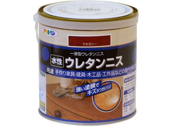 アサヒペン 水性ウレタンニス 0.7L マホガニー