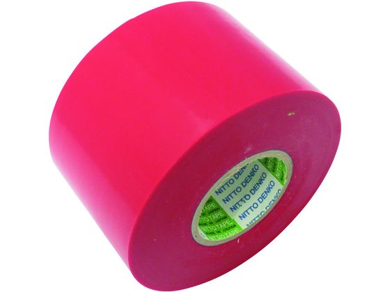 日東 ビニールテープNo.21S 0.2mm×75mm×20m 赤 2巻入り