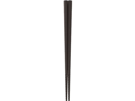 曙産業 トルネード箸 黒 22.5cm PM-377