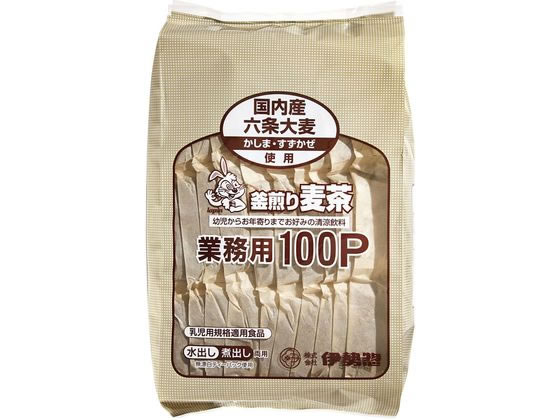 伊勢惣 麦茶業務用100P 伊勢惣 麦茶業務用100P
