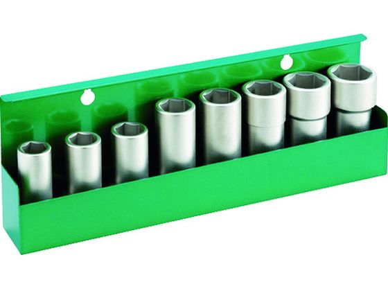 TONE インパクト用ロングソケットセット(壁掛式) 8pcs NV608 TONE インパクト用ロングソケットセット(壁掛式) 8pcs NV608