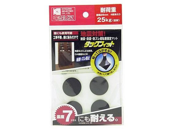 北川工業 タックフィット 28mm丸 4枚入 TF-28K