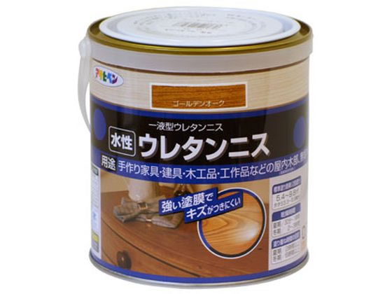 アサヒペン 水性ウレタンニス 0.7L ゴールデンオーク