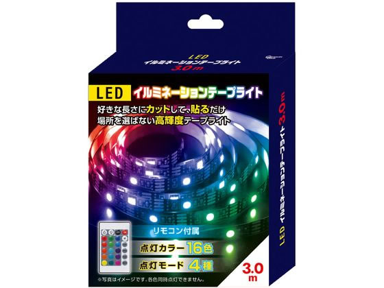 ピーナッツクラブ イルミテープライト 3.0M S03LT-002BK ピーナッツクラブ イルミテープライト 3.0M S03LT-002BK