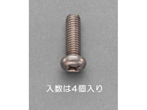 エスコ 鍋頭小ねじ チタン 4本 M5×25mm EA949NY-525A