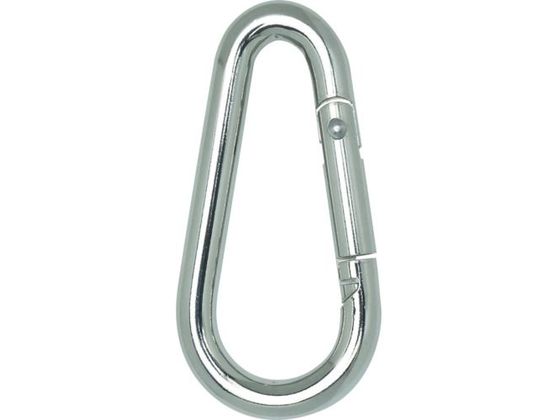 TRUSCO 国産カラビナハーケン NS型 スチール製 10×110mm