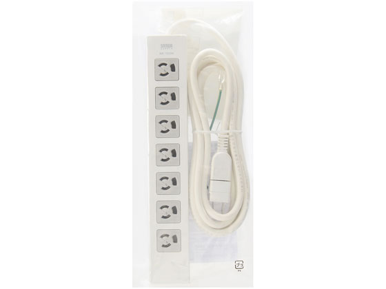 サンワサプライ 電源タップ(7個口・3P・3m) TAP-F37-3ZAD サンワサプライ 電源タップ(7個口・3P・3m) TAP-F37-3ZAD