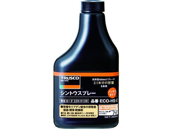 TRUSCO αシントウノンガスタイプ 替ボトル 350ml ECO-HS-C