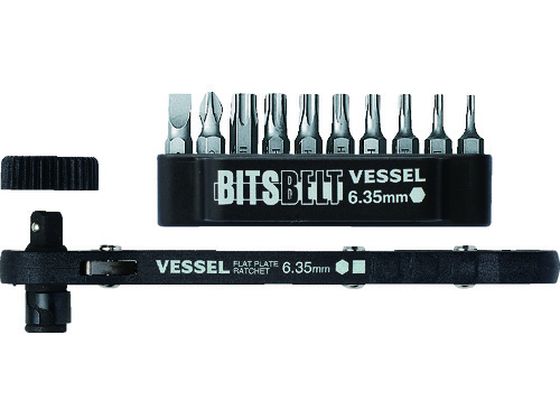 ベッセル トルクス板ラチェッドライバー No. TX-11(ビット10本組) TX-11 ベッセル トルクス板ラチェッドライバー No. TX-11(ビット10本組) TX-11