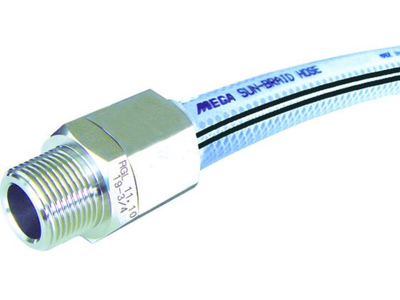 十川 MEGAサンブレーホース 12×18mm 30m (専用継手付) SB-12-30-TH-12-1 2B