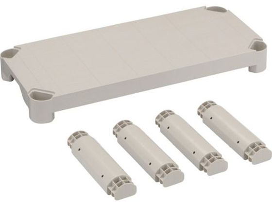 TRUSCO プラ棚用 棚板セット軽量型 脚付 800×350