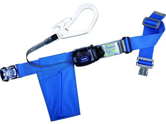 ツヨロン 胴ベルト型墜落制止用器具 リトラ 軽量ワンタッチ型 青 M