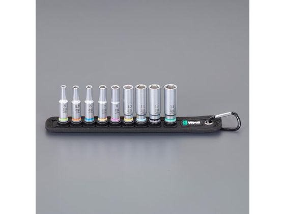 エスコ ディープソケットセット 1/4"DR EA617A-1 エスコ ディープソケットセット 1/4"DR EA617A-1