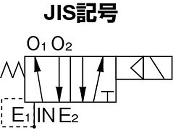 日本精器 4方向電磁弁10AAC200V7Mシリーズシングル BN-7M43-10-E200