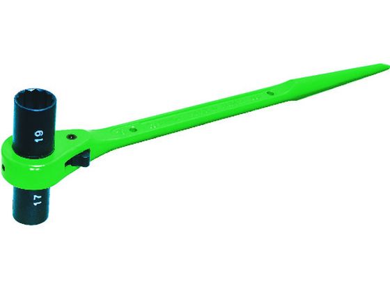 スーパー 両ロングソケット・両口ラチェットレンチ(爪式)六角対辺:17×19 全長:310mm RN-1719WL スーパー 両ロングソケット・両口ラチェットレンチ(爪式)六角対辺:17×19 全長:310mm RN-1719WL