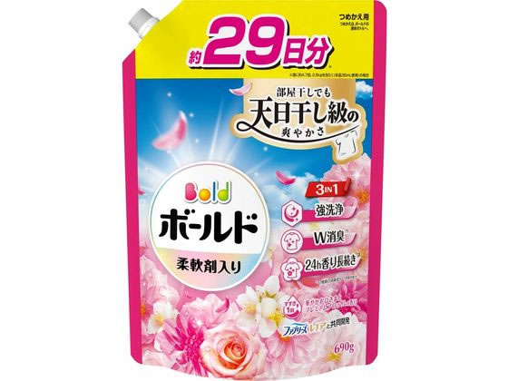 P & Gジャパン ボールド ジェル ブロッサム 詰替 超特大 690g P & Gジャパン ボールド ジェル ブロッサム 詰替 超特大 690g