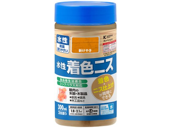 カンペハピオ 水性着色ニス 新けやき 300ml カンペハピオ 水性着色ニス 新けやき 300ml