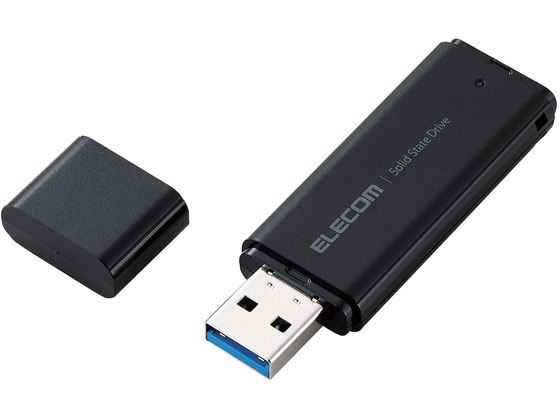 エレコム 外付けSSD 1TB キャップ式 ブラック ESD-EMC1000GBK エレコム 外付けSSD 1TB キャップ式 ブラック ESD-EMC1000GBK