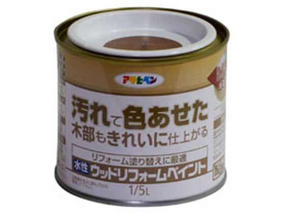 アサヒペン 水性ウッドリフォームペイント 1／5L ライトオーク