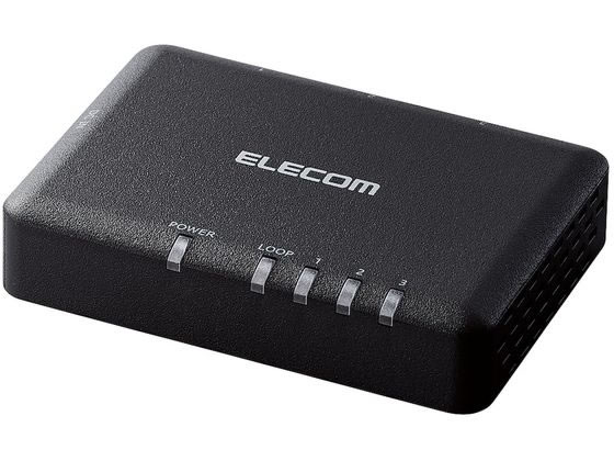 エレコム スイッチングハブ 3ポート EHC-G03PA2-SB エレコム スイッチングハブ 3ポート EHC-G03PA2-SB