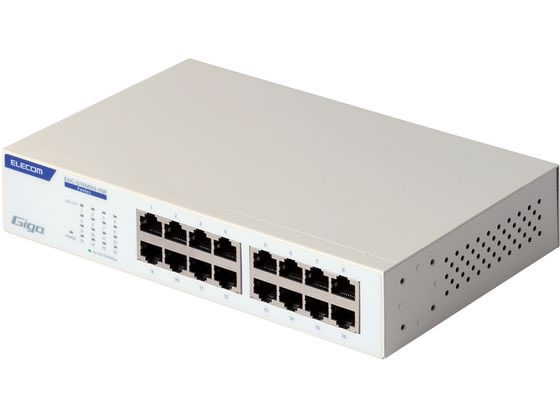 エレコム スイッチングハブ 16ポート EHC-G16MN2-HW エレコム スイッチングハブ 16ポート EHC-G16MN2-HW