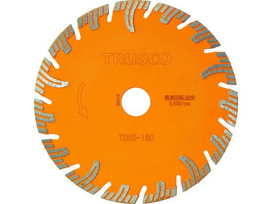 TRUSCO ダイヤモンドカッタープロテクトセグメント 180×2.4T×25.4 TDHS-180 TRUSCO ダイヤモンドカッタープロテクトセグメント 180×2.4T×25.4 TDHS-180