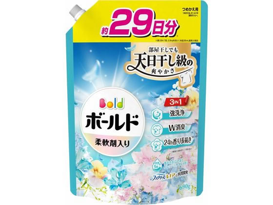 P & Gジャパン ボールド ジェル サボン 詰替 超特大 690g P & Gジャパン ボールド ジェル サボン 詰替 超特大 690g
