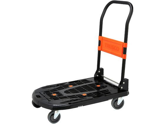 トラスコ 樹脂台車 新型カルティオ 折畳 黒 MPK-780