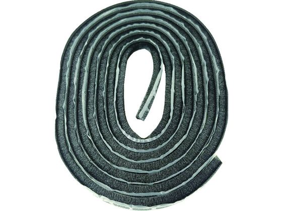 槌屋 屋外用すき間モヘアシール ブラック 6mm×7mm×2.5m