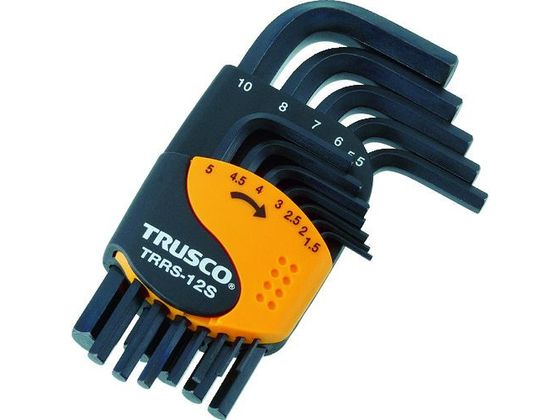 TRUSCO 六角棒レンチセット ショートタイプ 12本組 TRRS-12S TRUSCO 六角棒レンチセット ショートタイプ 12本組 TRRS-12S