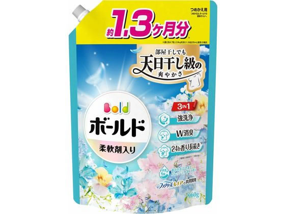 P & Gジャパン ボールド ジェル サボン 詰替 超ジャンボ 960g P & Gジャパン ボールド ジェル サボン 詰替 超ジャンボ 960g