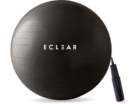 エレコム バランスボール 55cm ブラック HCF-BB55BK