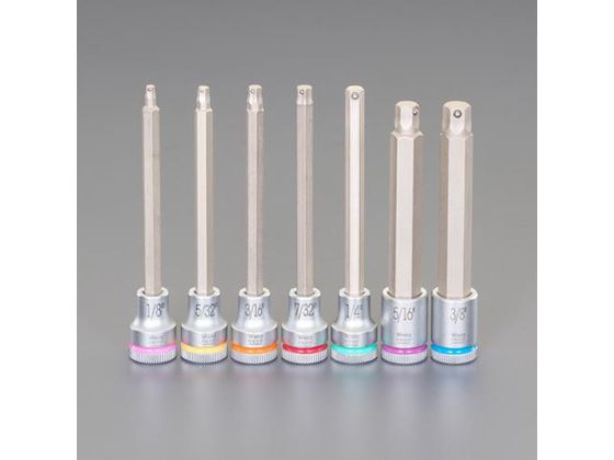 エスコ Hex-Plus ビットソケットセット 3/8"DR EA617AK-805 エスコ Hex-Plus ビットソケットセット 3/8"DR EA617AK-805