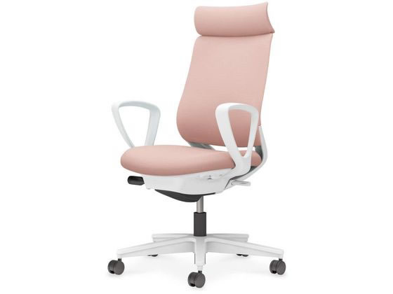 コクヨ ミトラ2 布 アディショナルサークル肘 白脚本体白アッシュピンク コクヨ ミトラ2 布 アディショナルサークル肘 白脚本体白アッシュピンク